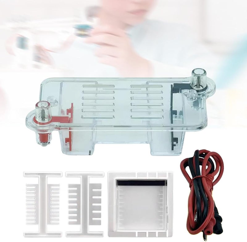 Luwecf Electrophoresis Apparatus Tank Teaching Equipment,Biology Experimental Equipment Learning for High School - Image 5